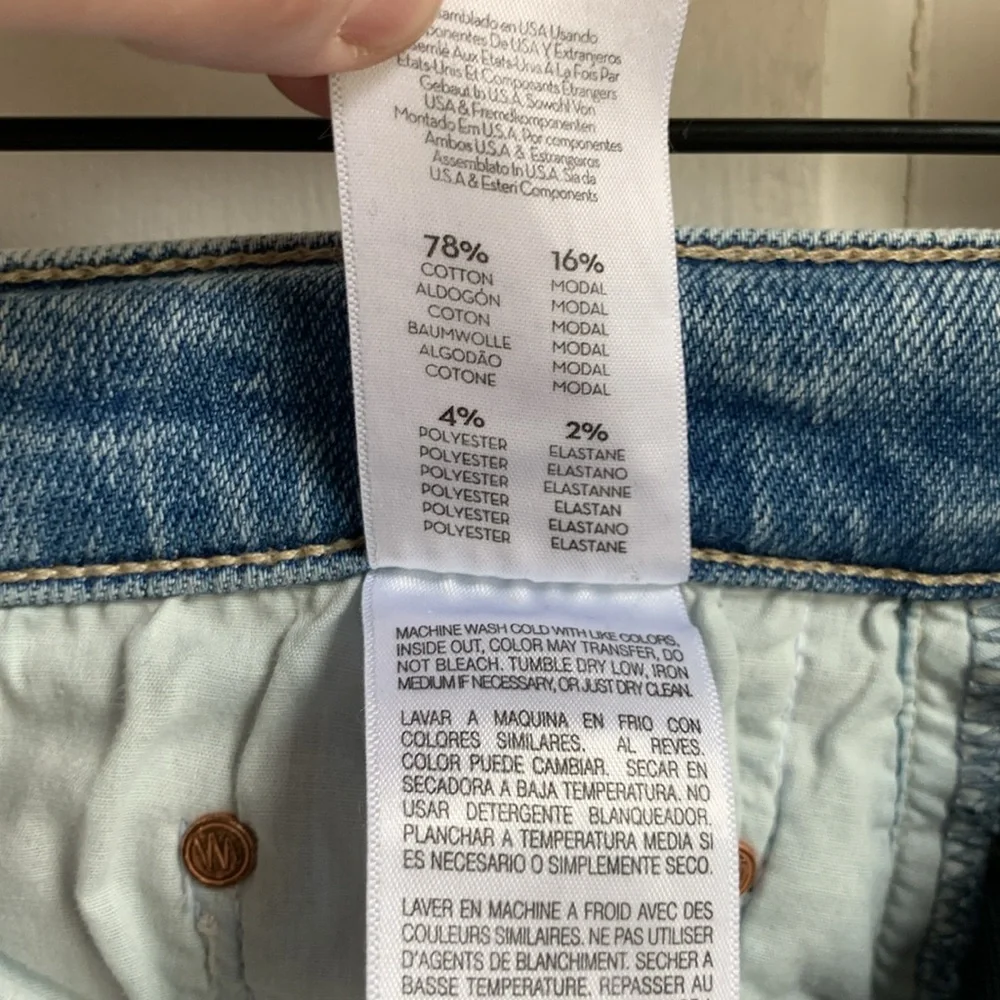 Mother The Insider Crop Step Fray Size 31 Jeans - Picture 9 of 10